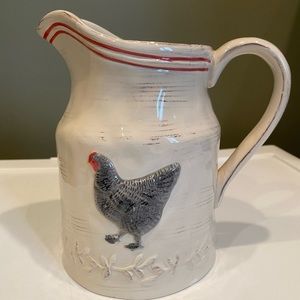 Rooster pitcher